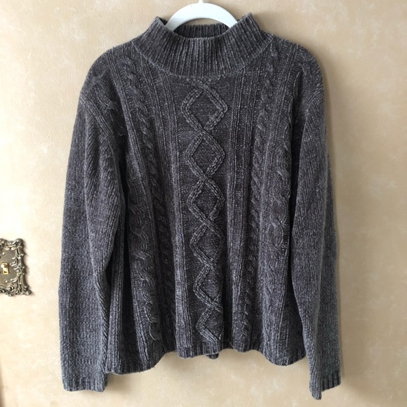 dressbarn Sweaters - Dressbarn • gray turtleneck sweater